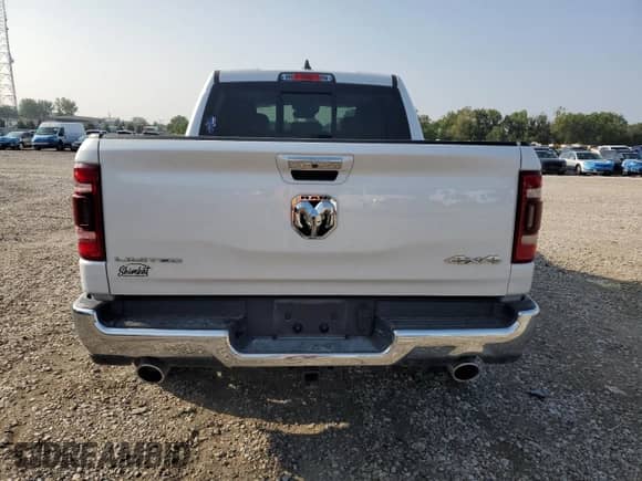 2021 Ram 1500 Limited with VIN 1C6SRFHT1MN567124, listed as a Copart auction lot 71210955 with 33,646 mi miles and Salvage title. Bid and sale history available at DreamBid. Image 6.
