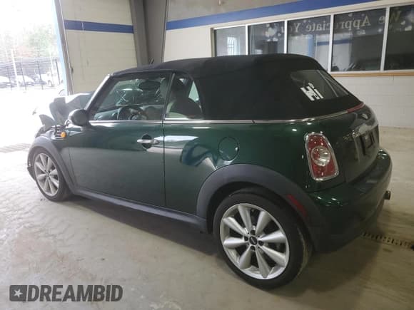 ✅ 2011 MINI Convertible • VIN: WMWZN3C5XBTZ89537 • Lot: 44161315. Listed on Copart with Not provided. Free auction sales archive from the USA and detailed vehicle history report at DreamBid. Image 2.