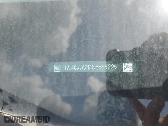 ✅ 2022 Buick Encore Preferred • VIN: KL4CJASM4NB546225 • Лот: 65510835. Опубликован ранее на Copart с пробегом 16 366 миль. Бесплатный доступ к архиву аукционных продаж из США и подробный отчёт об истории автомобиля на DreamBid. Изображение 13.