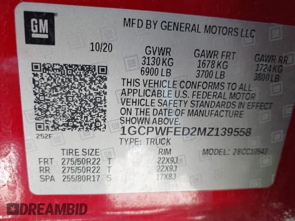 ✅ 2021 Chevrolet Silverado 1500 • VIN: 1GCPWFED2MZ139558 • Лот: 42003110. Опубликован ранее на IAAI с пробегом 32 946 миль. Бесплатный доступ к архиву аукционных продаж из США и подробный отчёт об истории автомобиля на DreamBid. Изображение 9.