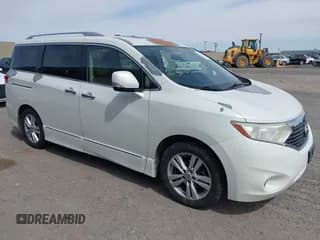 ✅ 2012 Nissan Quest SL • VIN: JN8AE2KP2C9047577 • Lot: 42161933. Listed on IAAI with 116,930 mi. Free auction sales archive from the USA and detailed vehicle history report at DreamBid. Image 1.