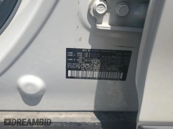 ✅ 2021 Subaru Outback Limited • VIN: 4S4BTANC8M3218650 • Лот: 65986905. Опубликован ранее на Copart с пробегом Не указан. Бесплатный доступ к архиву аукционных продаж из США и подробный отчёт об истории автомобиля на DreamBid. Изображение 13.