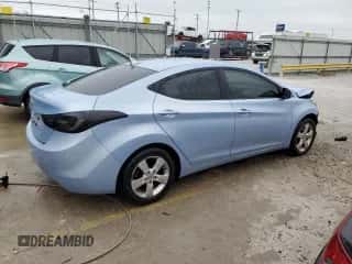 2012 Hyundai Elantra GLS z VIN KMHDH4AEXCU335884, wystawiony jako Copart lot #55955465 z przebiegiem 89 773 mil mil oraz Nie do naprawy • Non repairable. Historia ofert i sprzedaży dostępna na DreamBid. Obrazek 3.