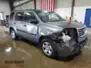 2012 Honda Pilot LX with VIN 5FNYF4H24CB014567, listed as a Copart auction lot 87074735 with 105,021 mi miles and Salvage title. Bid and sale history available at DreamBid. Image 4.