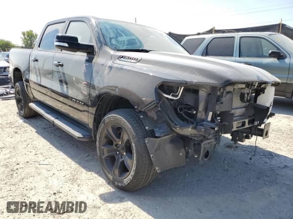 2022 Ram 1500 Big Horn with VIN 1C6RRFFG9NN306166, listed as a Copart auction lot 80325305 with 16,815 mi miles and Non repairable. Bid and sale history available at DreamBid. Image 4.