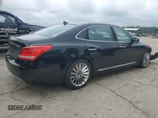 2014 Hyundai Equus Signature z VIN KMHGH4JH7EU075180, wystawiony jako Copart lot #59835695 z przebiegiem 125 817 mil mil oraz Szkoda całkowita • Salvage title. Historia ofert i sprzedaży dostępna na DreamBid. Obrazek 3.