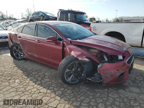 ✅ 2019 Ford Fusion Sport • VIN: 3FA6P0VP6KR172182 • Lot: 41490595. Listed on Copart with 80,856 mi. Free auction sales archive from the USA and detailed vehicle history report at DreamBid. Image 4.