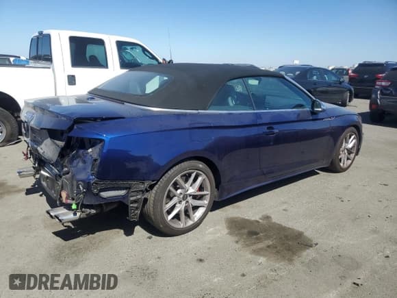 ✅ 2021 Audi S5 Prestige • VIN: WAUY4GF53MN002558 • Лот: 73251174. Опубликован ранее на Copart с пробегом 13 471 миль. Бесплатный доступ к архиву аукционных продаж из США и подробный отчёт об истории автомобиля на DreamBid. Изображение 3.