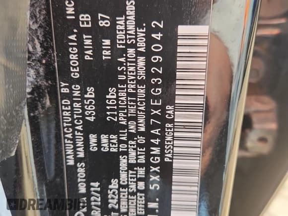 ✅ 2014 Kia Optima LX • VIN: 5XXGM4A7XEG329042 • Lot: 83815625. Wystawiony na Copart z przebiegiem 183 145 mil. Bezpłatny archiwum sprzedaży aukcyjnych z USA i szczegółowy raport historii pojazdu na DreamBid. Zdjęcie 12.