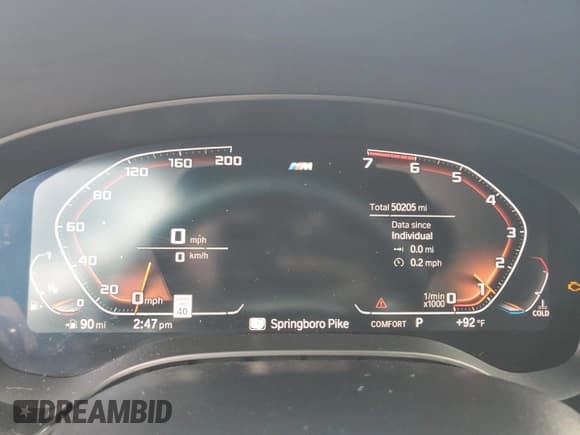 ✅ 2020 BMW 5 Series M550i xDrive • VIN: WBAJS7C08LBN96113 • Lot: 67542905. Wystawiony na Copart z przebiegiem 50 205 mil. Bezpłatny archiwum sprzedaży aukcyjnych z USA i szczegółowy raport historii pojazdu na DreamBid. Zdjęcie 9.