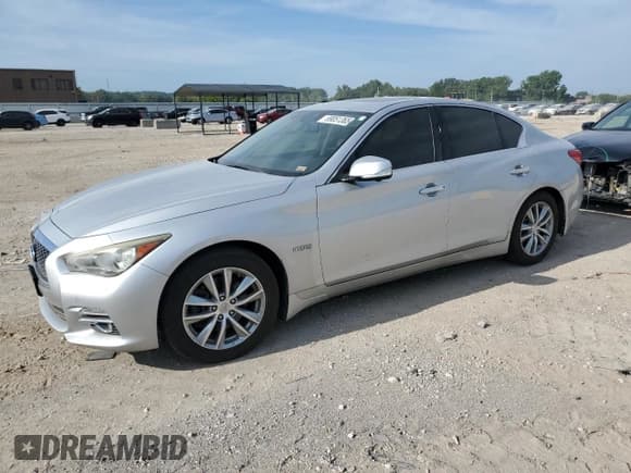 ✅ 2014 Infiniti Q50 Hybrid Premium • VIN: JN1AV7ARXEM700476 • Lot: 69051365. Listed on Copart with 191,761 mi. Free auction sales archive from the USA and detailed vehicle history report at DreamBid. Image 1.