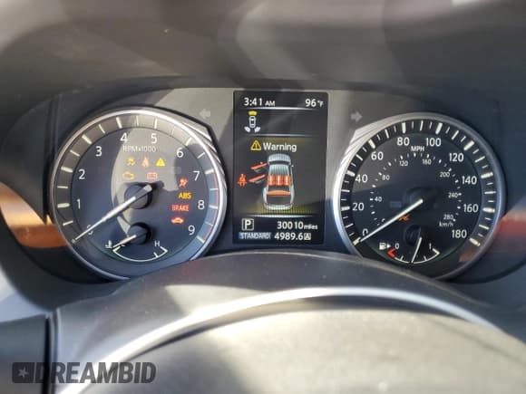 ✅ 2024 Infiniti Q50 Luxe • VIN: JN1EV7BP8RM600672 • Лот: 70592745. Опубликован ранее на Copart с пробегом 30 010 миль. Бесплатный доступ к архиву аукционных продаж из США и подробный отчёт об истории автомобиля на DreamBid. Изображение 9.