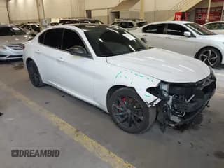 ✅ 2017 Alfa Romeo Giulia • VIN: ZARFAEDN1H7552738 • Lot: 41529238. Listed on IAAI with 107,421 mi. Free auction sales archive from the USA and detailed vehicle history report at DreamBid. Image 1.