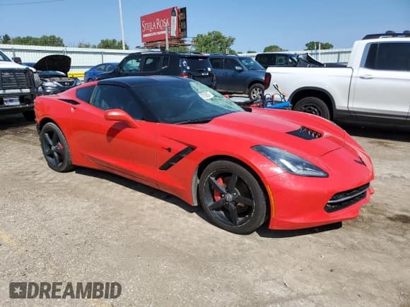 ✅ 2014 Chevrolet Corvette 2LT • VIN: 1G1YD2D72E5108116 • Lot: 70379355. Listed on Copart with 81,453 mi. Free auction sales archive from the USA and detailed vehicle history report at DreamBid. Image 4.