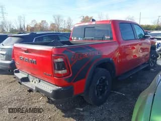 ✅ 2020 Ram 1500 Rebel • VIN: 1C6SRFLT5LN118664 • Lot: 43648910. Listed on IAAI with 75,703 mi. Free auction sales archive from the USA and detailed vehicle history report at DreamBid. Image 4.