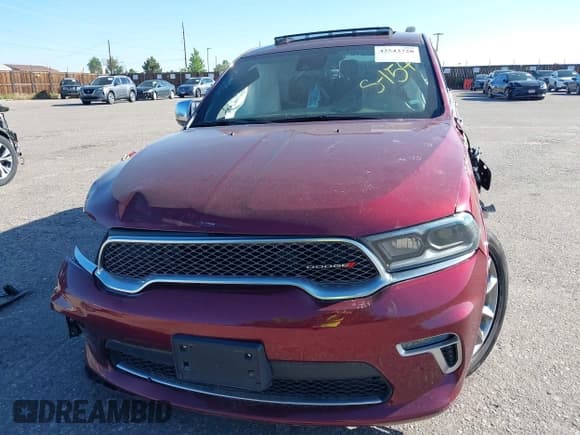 ✅ 2022 Dodge Durango Citadel • VIN: 1C4SDJET3NC219109 • Lot: 42543720. Listed on IAAI with 49,680 mi. Free auction sales archive from the USA and detailed vehicle history report at DreamBid. Image 12.