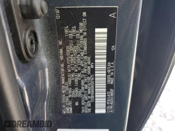 ✅ 2008 Toyota Sequoia Limited • VIN: 5TDBY68A08S001675 • Лот: 83982125. Опубликован ранее на Copart с пробегом 217 903 миль. Бесплатный доступ к архиву аукционных продаж из США и подробный отчёт об истории автомобиля на DreamBid. Изображение 13.