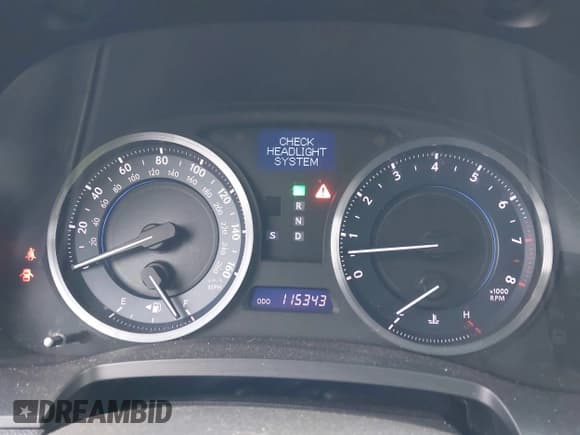 ✅ 2012 Lexus IS 250 • VIN: JTHBF5C25C5165470 • Lot: 42749749. Listed on IAAI with 115,343 mi. Free auction sales archive from the USA and detailed vehicle history report at DreamBid. Image 7.