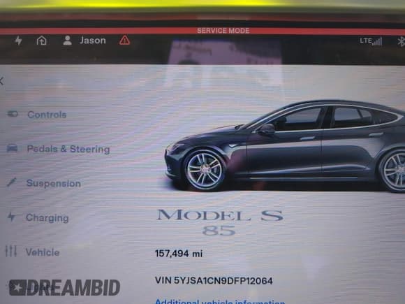 ✅ 2013 Tesla Model S • VIN: 5YJSA1CN9DFP12064 • Lot: 43811297. Wystawiony na IAAI z przebiegiem 157 494 mil. Bezpłatny archiwum sprzedaży aukcyjnych z USA i szczegółowy raport historii pojazdu na DreamBid. Zdjęcie 7.