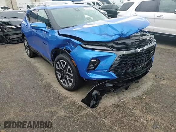 2024 Chevrolet Blazer RS with VIN 3GNKBERS4RS185753, listed as a Copart auction lot 63010924 with 598 mi miles and Salvage title. Bid and sale history available at DreamBid. Image 12.