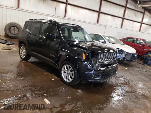 ✅ 2017 Jeep Renegade Latitude • VIN: ZACCJBBB9HPF23852 • Лот: 92324505. Опубликован ранее на Copart с пробегом Не указан. Бесплатный доступ к архиву аукционных продаж из США и подробный отчёт об истории автомобиля на DreamBid. Изображение 4.