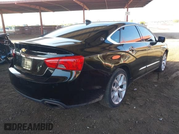 ✅ 2017 Chevrolet Impala Premier • VIN: 2G1145S38H9156830 • Lot: 43155881. Listed on IAAI with 152,415 mi. Free auction sales archive from the USA and detailed vehicle history report at DreamBid. Image 4.