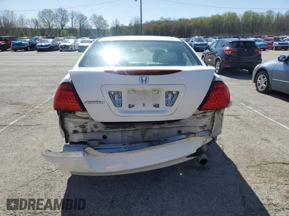 2007 Honda Accord VP with VIN 1HGCM55147A092882, listed as a Copart auction lot 52443125 with 188,699 mi miles and Salvage title. Bid and sale history available at DreamBid. Image 6.