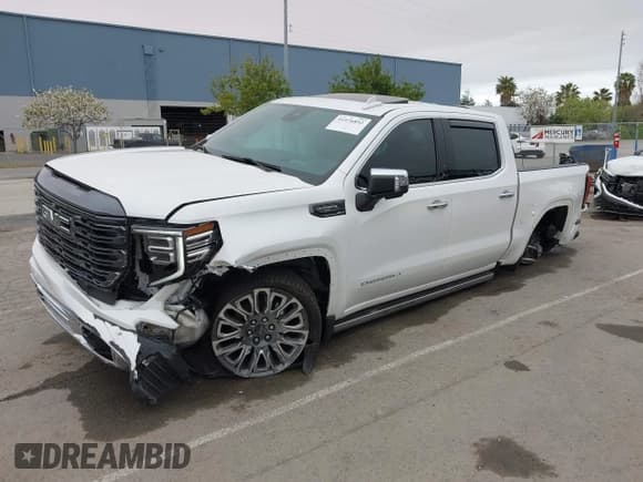 ✅ 2023 GMC Sierra 1500 Denali Ultimate • VIN: 1GTUUHEL2PZ298886 • Лот: 41976852. Опубликован ранее на IAAI с пробегом 15 586 миль. Бесплатный доступ к архиву аукционных продаж из США и подробный отчёт об истории автомобиля на DreamBid. Изображение 2.