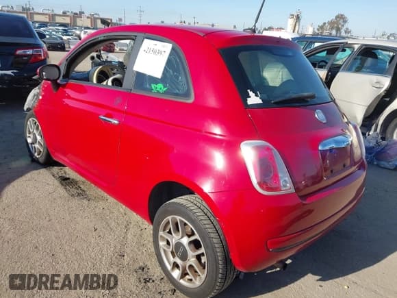 ✅ 2012 FIAT 500 Pop • VIN: 3C3CFFARXCT103174 • Lot: 42150397. Listed on IAAI with Not provided. Free auction sales archive from the USA and detailed vehicle history report at DreamBid. Image 3.