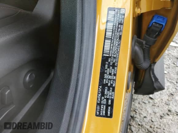 2024 Dodge Hornet R/T Plus с VIN ZACPDFDW0R3A23295, выставлен на аукционе Copart как лот 52153545 с пробегом 122 миль миль и Списание • Salvage title. История ставок и продаж доступна на DreamBid. Изображение 13.