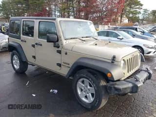✅ 2018 Jeep Wrangler Unlimited Sport S • VIN: 1C4HJWDG7JL815306 • Lot: 43724461. Listed on IAAI with 111,268 mi. Free auction sales archive from the USA and detailed vehicle history report at DreamBid. Image 1.