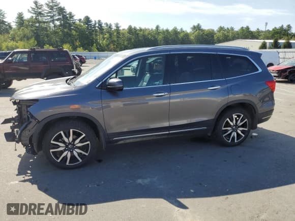 ✅ 2021 Honda Pilot Elite • VIN: 5FNYF6H03MB021215 • Лот: 80701965. Опубликован ранее на Copart с пробегом 106 065 миль. Бесплатный доступ к архиву аукционных продаж из США и подробный отчёт об истории автомобиля на DreamBid. Изображение 1.