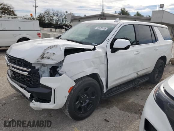 ✅ 2024 Chevrolet Tahoe Commercial • VIN: 1GNSKLED8RR154892 • Lot: 89632955. Listed on Copart with 28,867 mi. Free auction sales archive from the USA and detailed vehicle history report at DreamBid. Image 1.