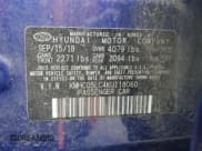 ✅ 2019 Hyundai Ioniq Limited • VIN: KMHC05LC4KU118060 • Lot: 42217195. Wystawiony na Copart z przebiegiem 166 145 mil. Bezpłatny archiwum sprzedaży aukcyjnych z USA i szczegółowy raport historii pojazdu na DreamBid. Zdjęcie 12.