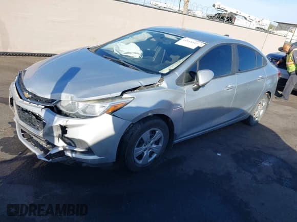 ✅ 2016 Chevrolet Cruze LS • VIN: 1G1BB5SM8G7269647 • Lot: 41114517. Listed on IAAI with 134,778 mi. Free auction sales archive from the USA and detailed vehicle history report at DreamBid. Image 2.