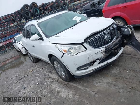 ✅ 2017 Buick Enclave Leather • VIN: 5GAKRBKD8HJ320698 • Лот: 43387095. Опубликован ранее на IAAI с пробегом 74 000 миль. Бесплатный доступ к архиву аукционных продаж из США и подробный отчёт об истории автомобиля на DreamBid. Изображение 1.