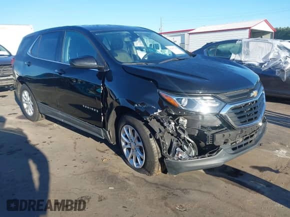 2018 Chevrolet Equinox LT with VIN 2GNAXJEV9J6325532, listed as a IAAI auction lot 43447125 with 125,816 mi miles and . Bid and sale history available at DreamBid. Image 1.