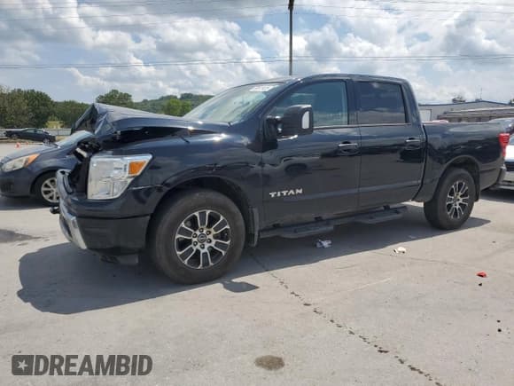 ✅ 2023 Nissan Titan Pro-4X • VIN: 1N6AA1EDXPN111765 • Lot: 69873425. Listed on Copart with 54,696 mi. Free auction sales archive from the USA and detailed vehicle history report at DreamBid. Image 1.
