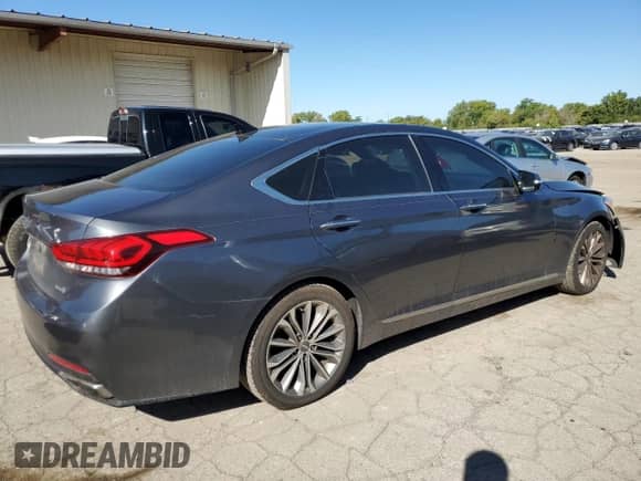 2015 Hyundai Genesis 3.8L z VIN KMHGN4JE9FU059398, wystawiony jako Copart lot #69996594 z przebiegiem 129 245 mil mil oraz Szkoda całkowita • Salvage title. Historia ofert i sprzedaży dostępna na DreamBid. Obrazek 3.