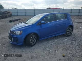 2019 Chevrolet Sonic LT with VIN 1G1JD6SB8K4115993, listed as a Copart auction lot 63500795 with 38,545 mi miles and Salvage title. Bid and sale history available at DreamBid. Image 1.