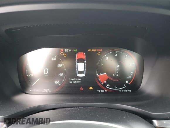 ✅ 2019 Volvo S60 Inscription • VIN: 7JRA22TL3KG002238 • Lot: 57070445. Listed on Copart with 73,245 mi. Free auction sales archive from the USA and detailed vehicle history report at DreamBid. Image 9.