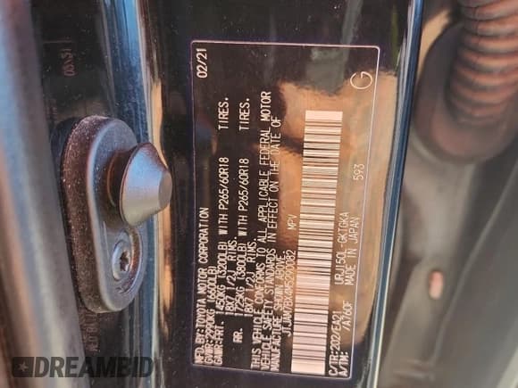 ✅ 2021 Lexus GX 460 Premium • VIN: JTJAM7BX4M5290082 • Lot: 87277295. Wystawiony na Copart z przebiegiem 82 619 mil. Bezpłatny archiwum sprzedaży aukcyjnych z USA i szczegółowy raport historii pojazdu na DreamBid. Zdjęcie 12.