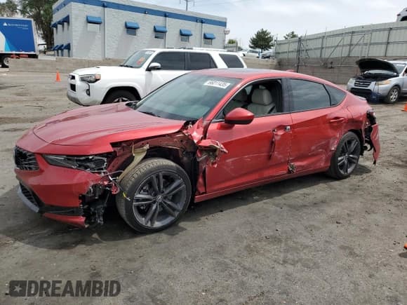 ✅ 2025 Acura Integra w/A-Spec Package • VIN: 19UDE4H36SA011558 • Lot: 66011435. Listed on Copart with 8,651 mi. Free auction sales archive from the USA and detailed vehicle history report at DreamBid. Image 1.