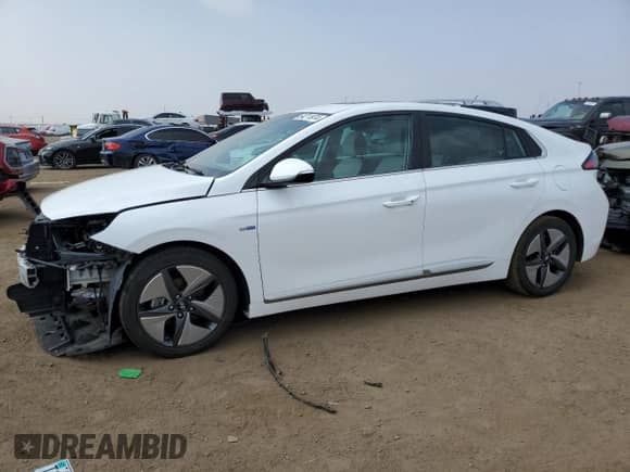 2020 Hyundai Ioniq SEL z VIN KMHC85LC8LU197209, wystawiony jako Copart lot #64211974 z przebiegiem 52 967 mil mil oraz Szkoda całkowita • Salvage title. Historia ofert i sprzedaży dostępna na DreamBid. Obrazek 1.