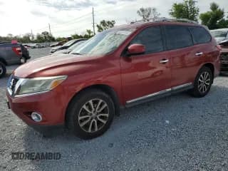 ✅ 2013 Nissan Pathfinder Platinum • VIN: 5N1AR2MM8DC673346 • Lot: 65374185. Wystawiony na Copart z przebiegiem 132 386 mil. Bezpłatny archiwum sprzedaży aukcyjnych z USA i szczegółowy raport historii pojazdu na DreamBid. Zdjęcie 1.