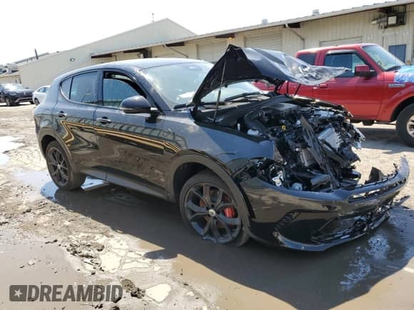 2024 Dodge Hornet GT z VIN ZACNDFAN8R3A40316, wystawiony jako Copart lot #54479415 z przebiegiem 599 mil mil oraz Nie do naprawy • Non repairable. Historia ofert i sprzedaży dostępna na DreamBid. Obrazek 4.