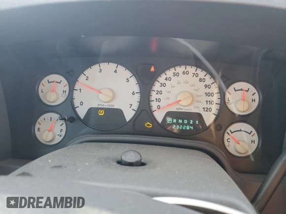 ✅ 2008 Dodge 1500 SLT • VIN: 1D7HA18N68S604356 • Lot: 92284005. Listed on Copart with 232,284 mi. Free auction sales archive from the USA and detailed vehicle history report at DreamBid. Image 9.