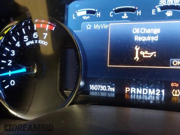 ✅ 2020 Ford F-250 XL • VIN: 1FT7W2B65LED67610 • Lot: 41288173. Listed on IAAI with 160,730 mi. Free auction sales archive from the USA and detailed vehicle history report at DreamBid. Image 7.