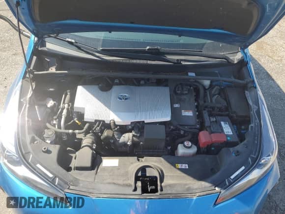 2021 Toyota Prius L Eco with VIN JTDKAMFU8M3140891, listed as a Copart auction lot 80926285 with 91,047 mi miles and Salvage title. Bid and sale history available at DreamBid. Image 11.