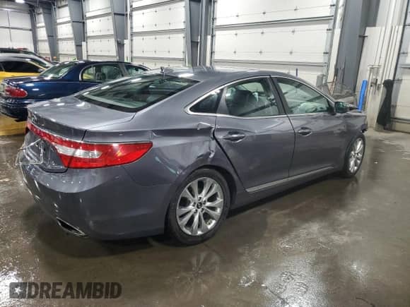2013 Hyundai Azera with VIN KMHFG4JGXDA230729, listed as a Copart auction lot 78270044 with 116,596 mi miles and Salvage title. Bid and sale history available at DreamBid. Image 3.
